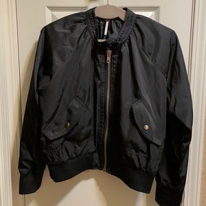 Womans Free People zip up jacket size small